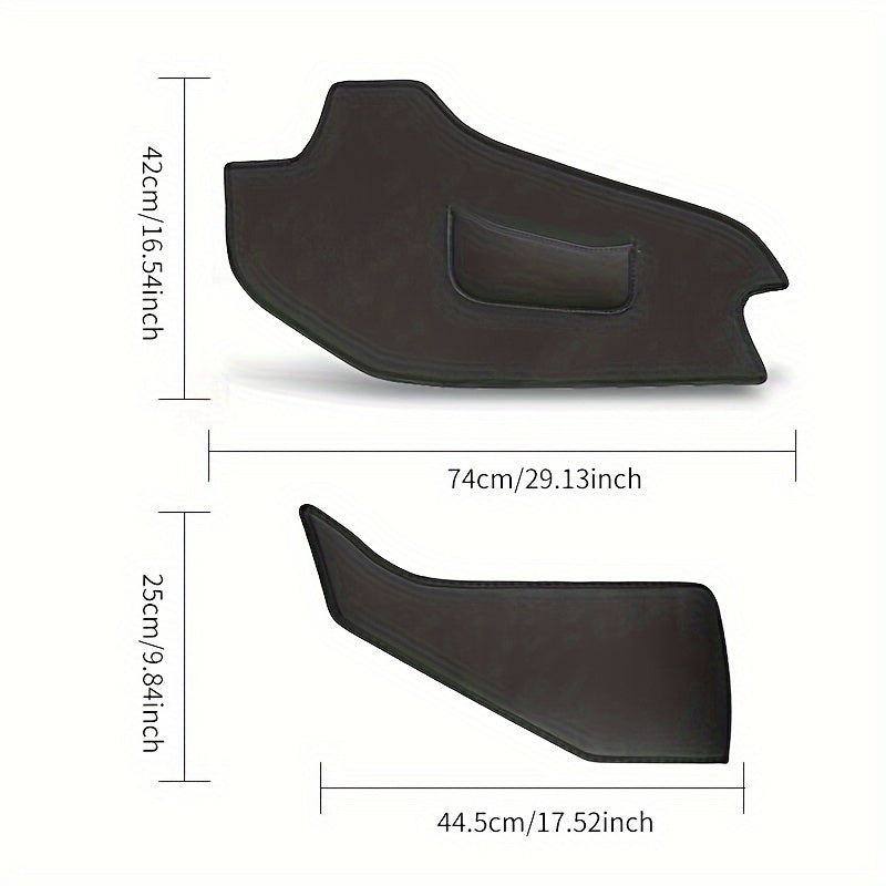 Markaziy konsol anti-zarba pad for Tesla Model 3/Y PU charm qoʻriqlovchi qopqogʻi