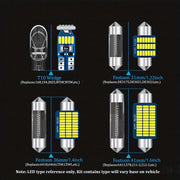 Kit de luces LED interiores blancas 6000K para Chevy Silverado GMC Sierra