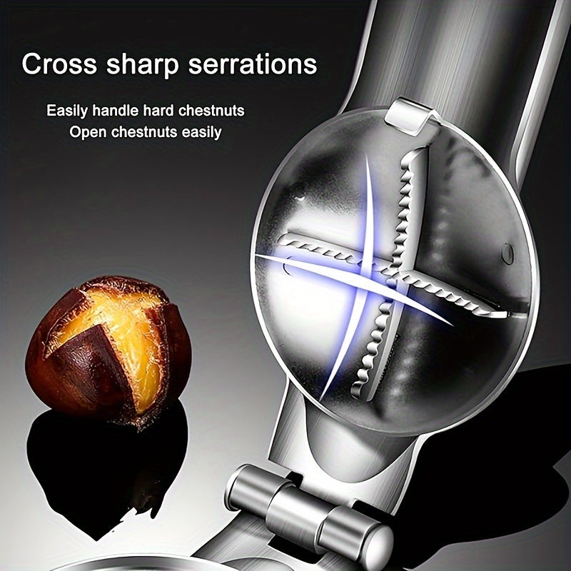 Stainless Steel Chestnut Opener for Cracking Hard Shells and Removing Pits