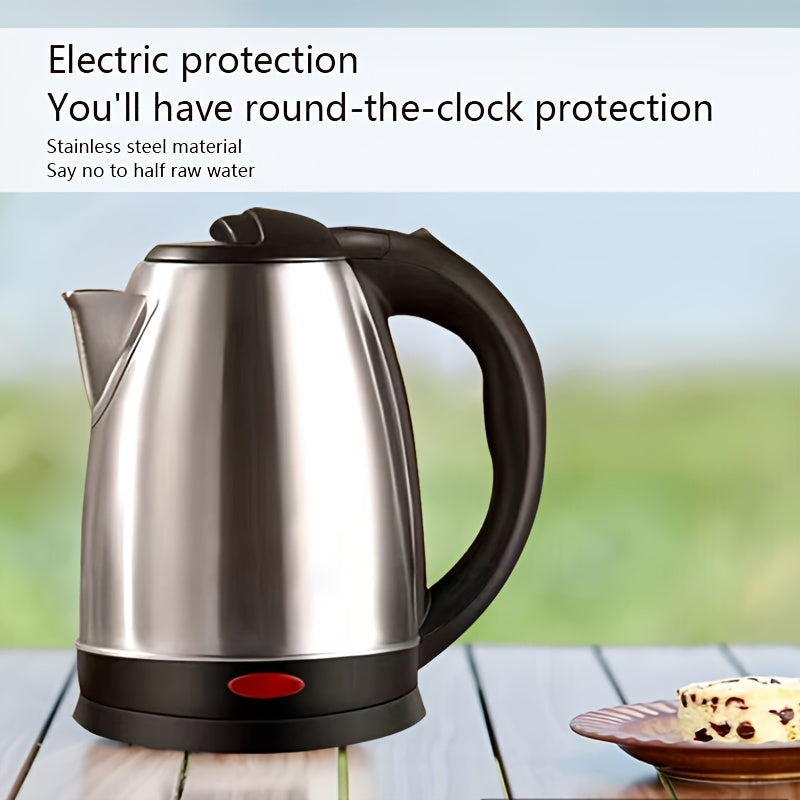 2L sig'imga ega, zanglamas po'latdan yasalgan, avtomatik o'chirish, quruq yonishdan himoya va qahva, choy va boshqa ichimliklar uchun tez qaynatish imkoniyatiga ega bo'lgan uy maishiy elektr chayi.