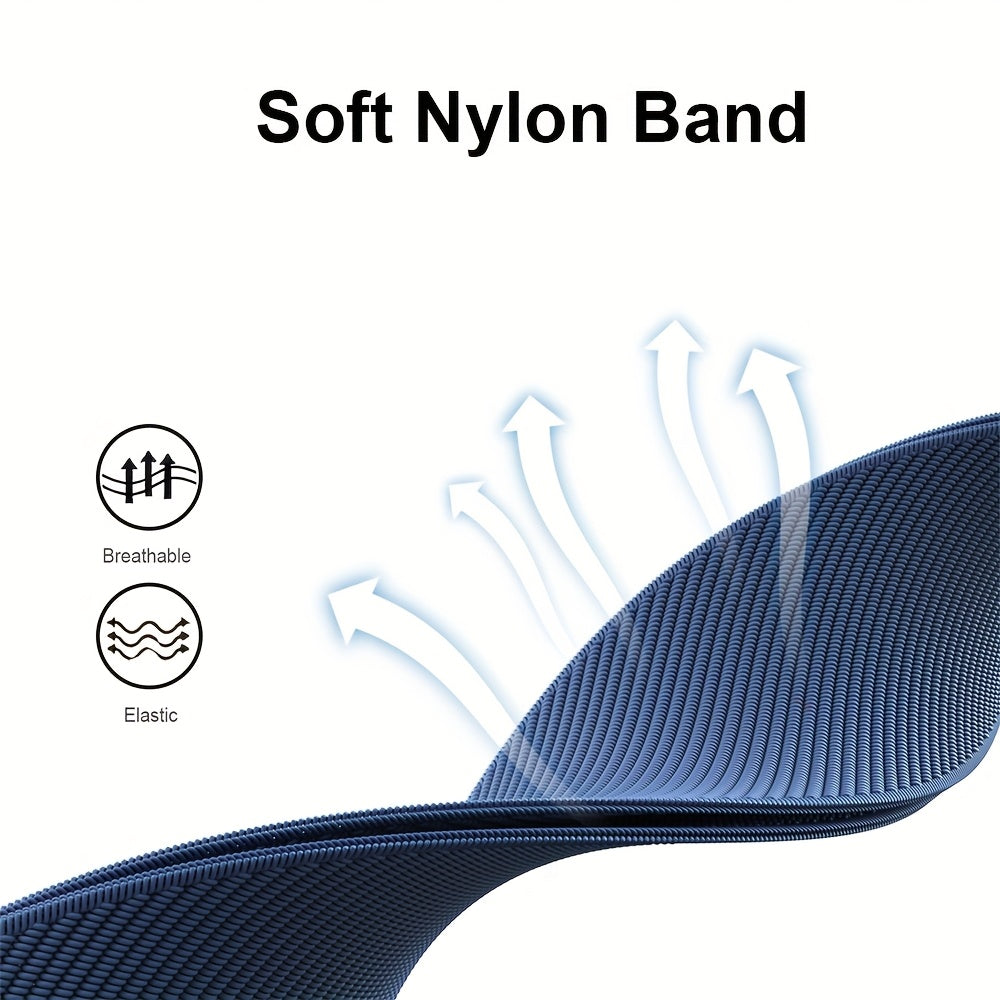 Water-Resistant Polyamide Nylon Watch Strap for Whoop Band 4.0 Men Women Sports