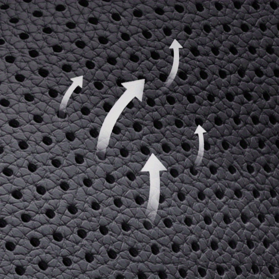 Fundas para asientos de coche negras y rojas completamente cerradas, transpirable y antideslizante para 5 asientos