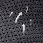 Car Seat Covers Black Red Breathable Fully Enclosed 5 Seat Anti-slip