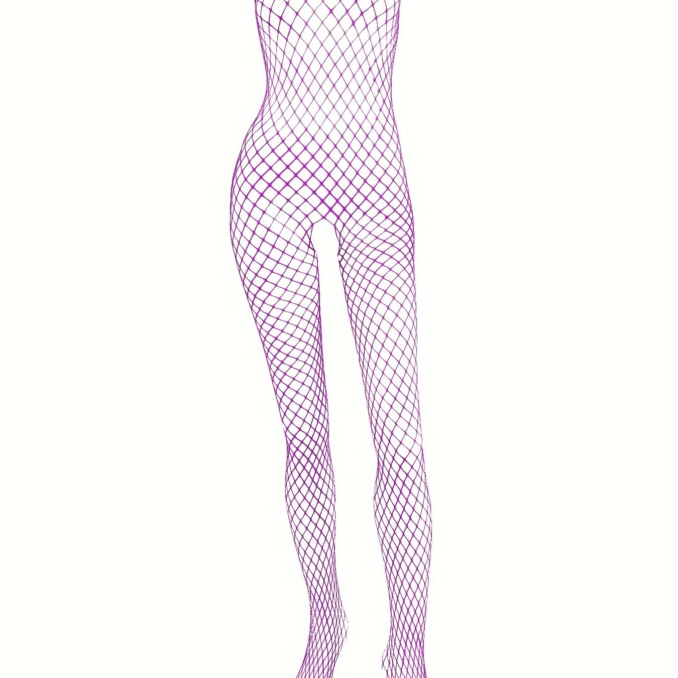 Women's Fishnet Lingerie Mesh Spandex One-Piece Adult Size