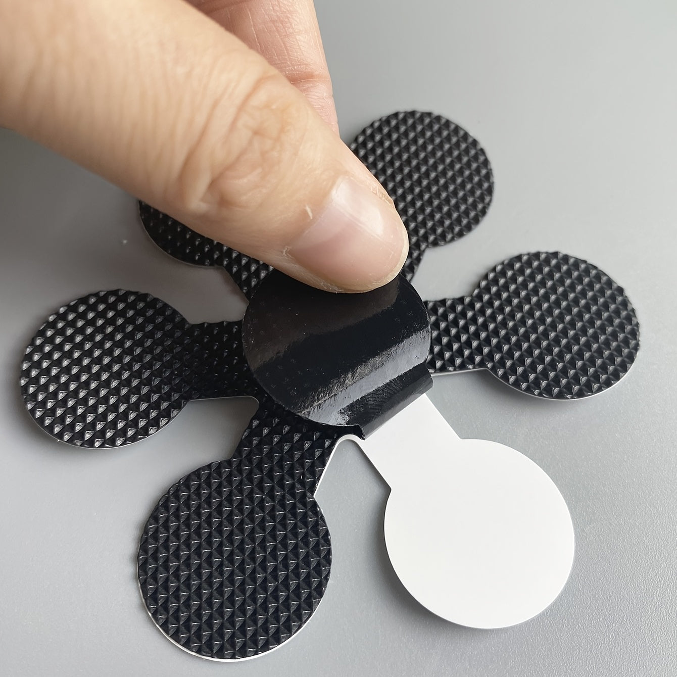 Set of 10 Non-slip Flower-Shaped Bathtub Stickers for Bathroom and Shower Safety