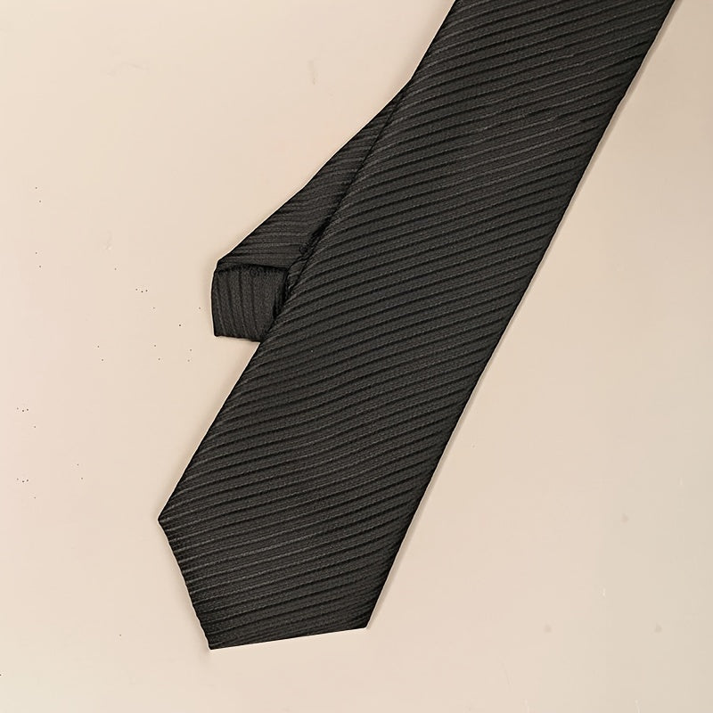 Erkaklar uchun toʻliq rangli chiziqli galstuk, toʻy, ishbilarmonlik, kundalik sovgʻa