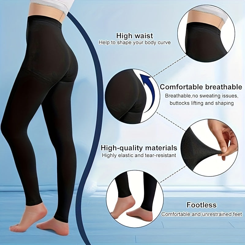 Women's Compression Pantyhose 20-30mmHg Graduated Support Breathable Opaque
