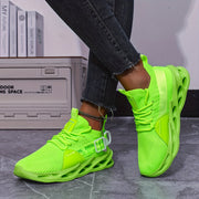 Women’s Breathable Knit Sneakers Low Top Running Shoes All-Season Comfort