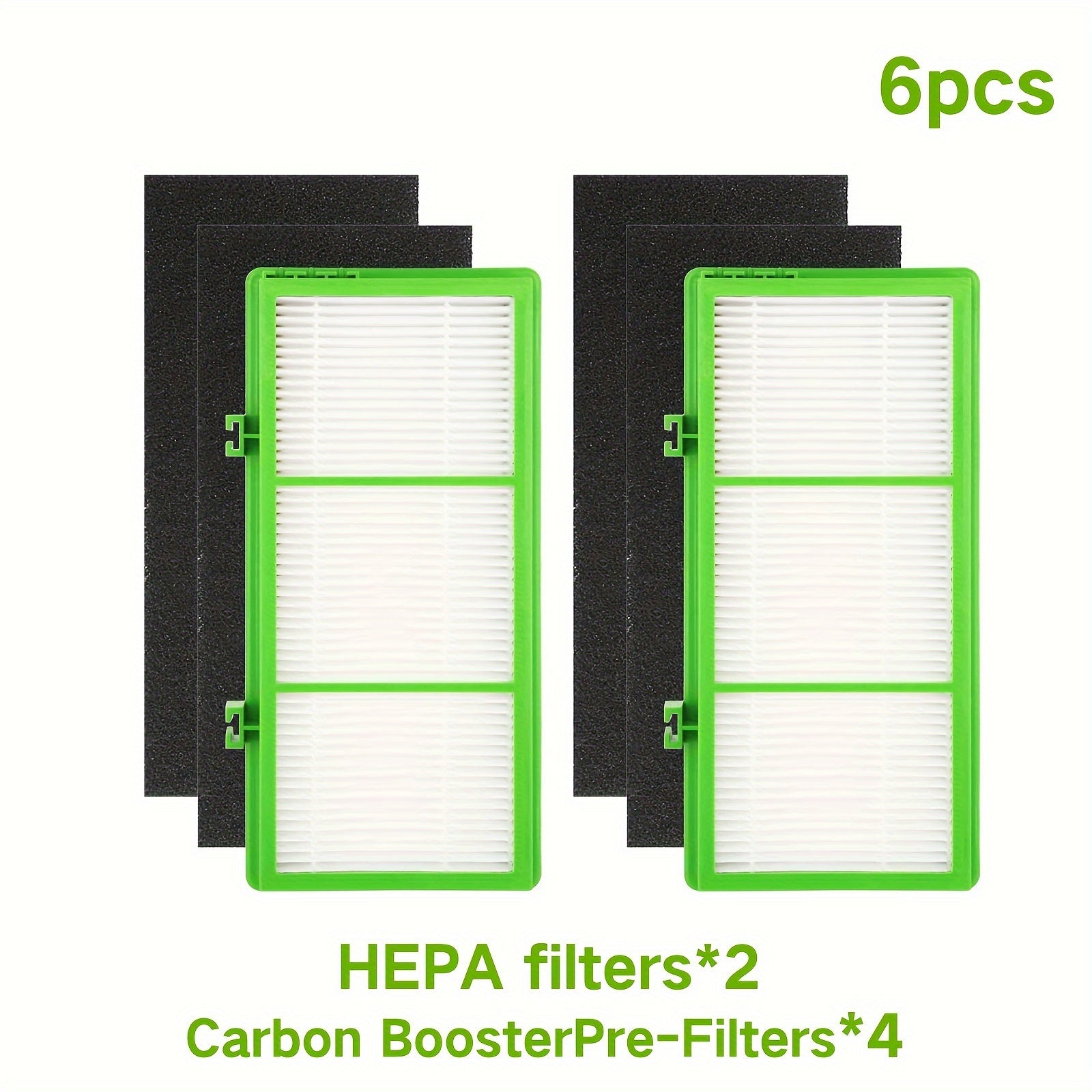 Фильтры для очистителей воздуха, упаковка 6/12 шт., для удаления аллергенов, совместимы с серией HEPA