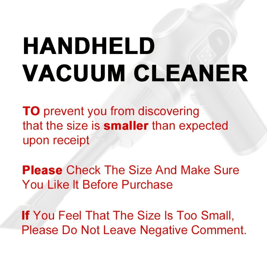 Ручной автомобильный пылесос Двусторонний выдув и всасывание, узкий зазор, удаление пыли