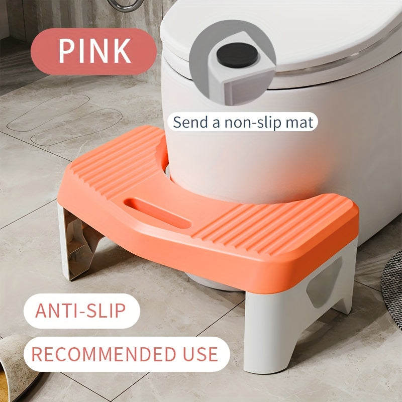 Thickened Plastic Toilet Stool for Adults Elders Pregnant Women Children