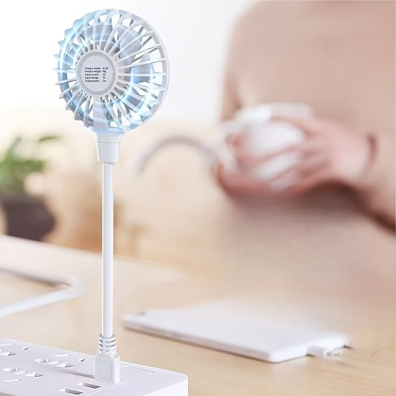 USB Small Fan Bendable Portable Cooling Fan for Computer or Power Bank
