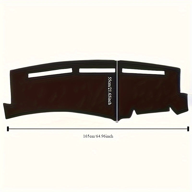 Dashboard Cover Mat for Silverado Sierra 1500 2500HD 3500HD Black