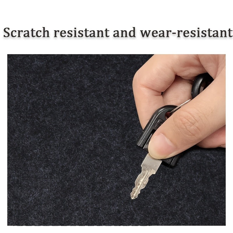 Large XXL Felt and PU Leather Gaming Mouse Pad Waterproof Non-Slip Oblong Edge Stitch