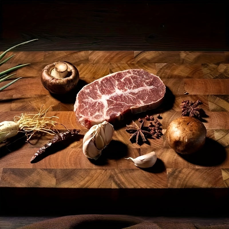 Acacia Wooden Cutting Board for Chopping Serving Cheese Meat Bread Vegetables