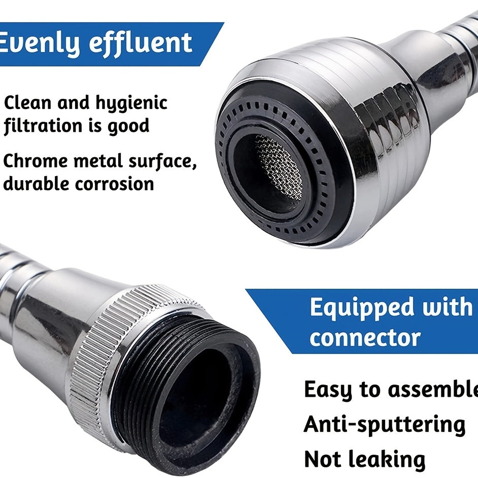 Universal kran kengaytirgichi dush boshining aylanadigan suvni tejash spreyi filtri