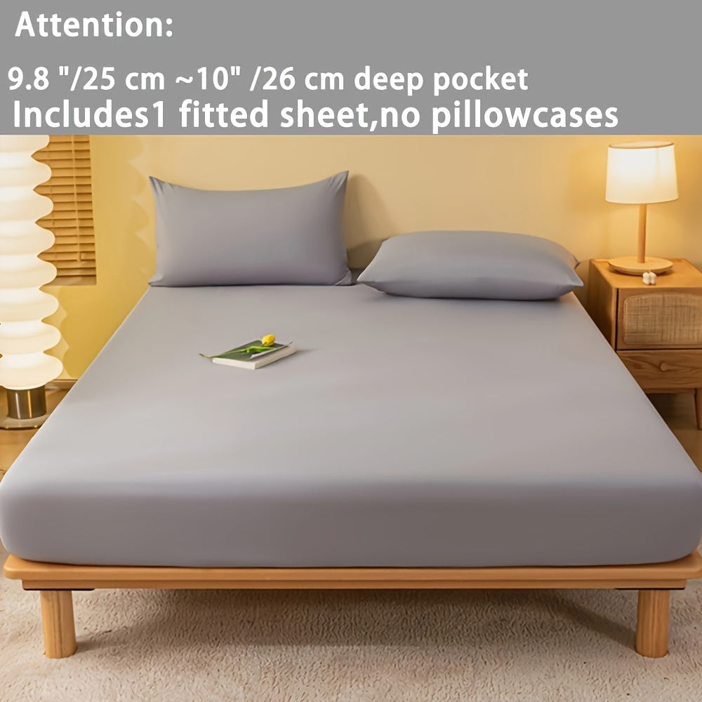 Soft Airy Fitted Sheet Dust and Stain Resistant Easy to Clean Suitable for Bedrooms Guest Rooms Dorms