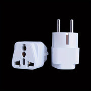 Adaptador de corriente de viaje estándar europeo para Francia, Indonesia, Corea del Sur, Rusia, con pin de 4.8mm