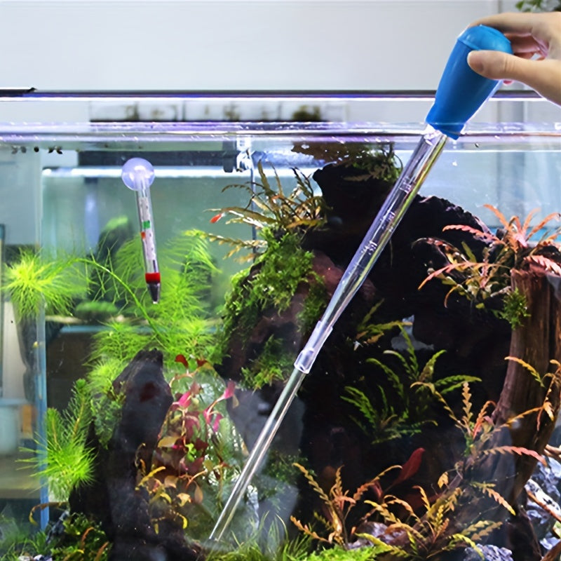 Aquarium Siphon Vacuum Cleaner with Multiple Lengths and Capacities for Fish Tank Cleaning