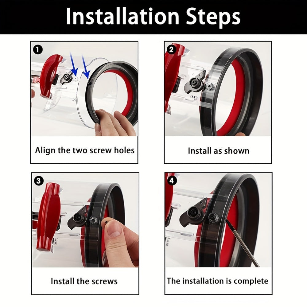 Replacement Dust Bin Sealing Ring for V10 SV12 V12 Detect Slim Vacuum Accessory