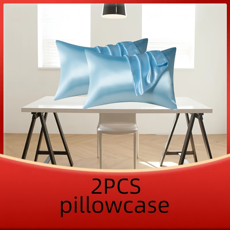 Twin White Polyester Pillow Cases Standard Size Bulk Pack