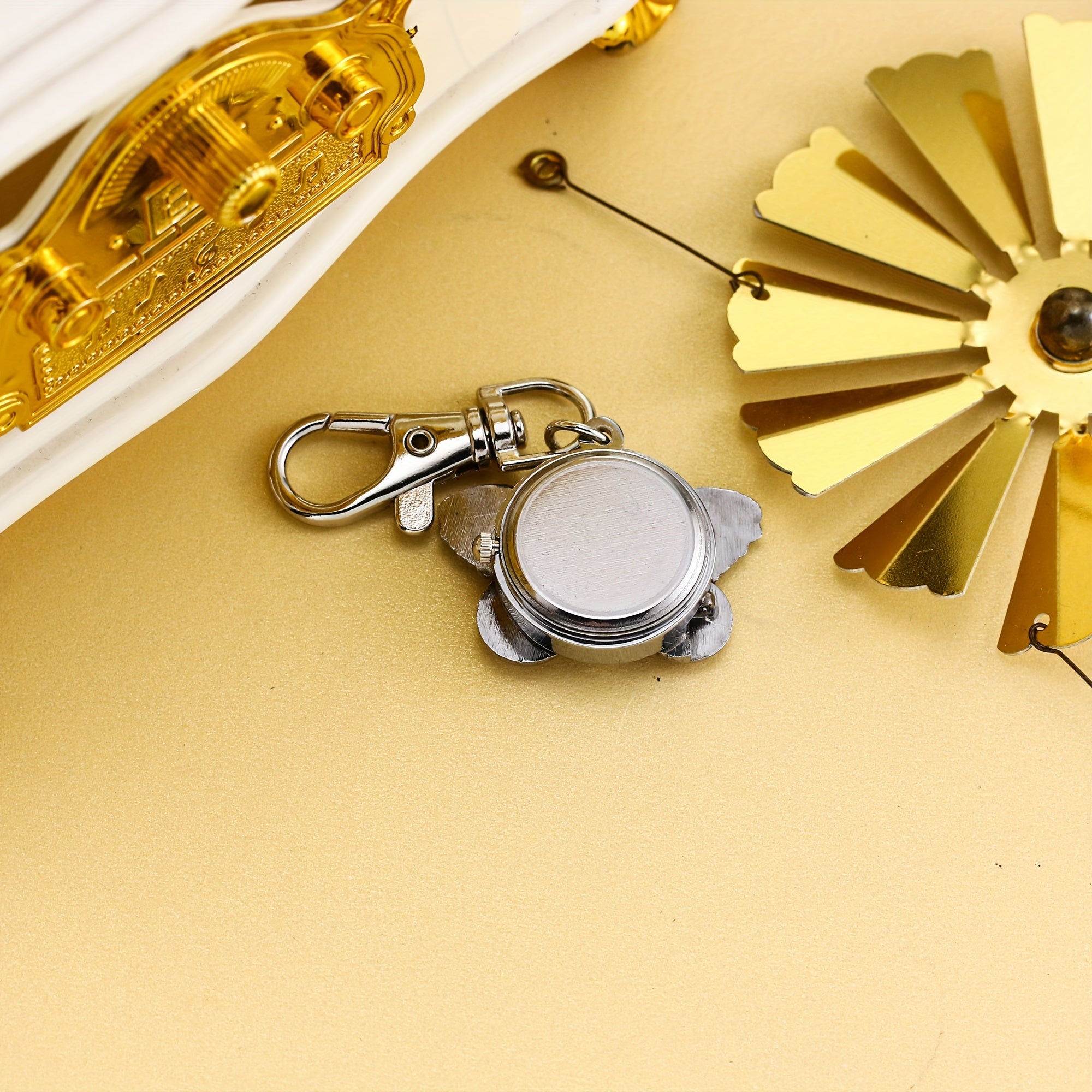 Медицинские часы-брелок с зажимом-метелик, кварцевые, на лацкан, брошь, карманные часы для медицинского персонала