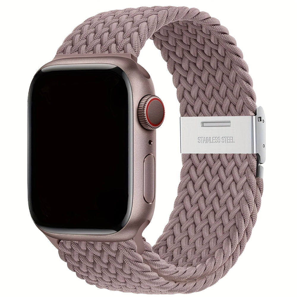 Moslashuvchan Naylon bilan to‘qilgan Solo Loop soat bandi, Apple Watch Series 1-9 Ultra 2 42mm 44mm 45mm 49mm uchun suv o'tkazmaydigan