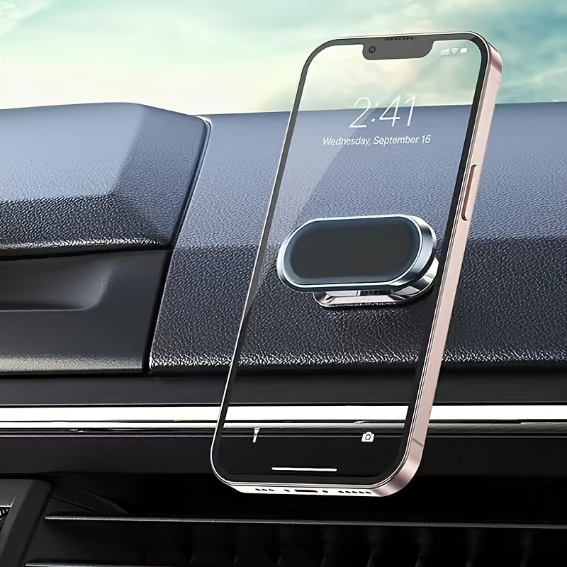 Universal metall avtomobil uchun magnitli mobil telefon ushlagichi, sirpanishga qarshi