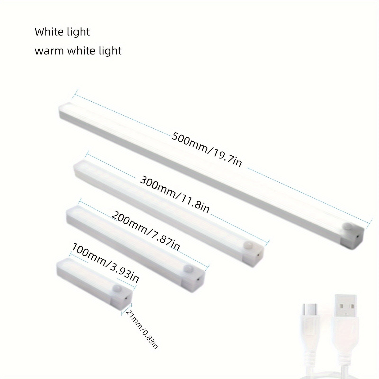 Wireless LED Motion Sensor Wall Sconce with Magnetic Mount and USB Rechargeable for Indoor Use