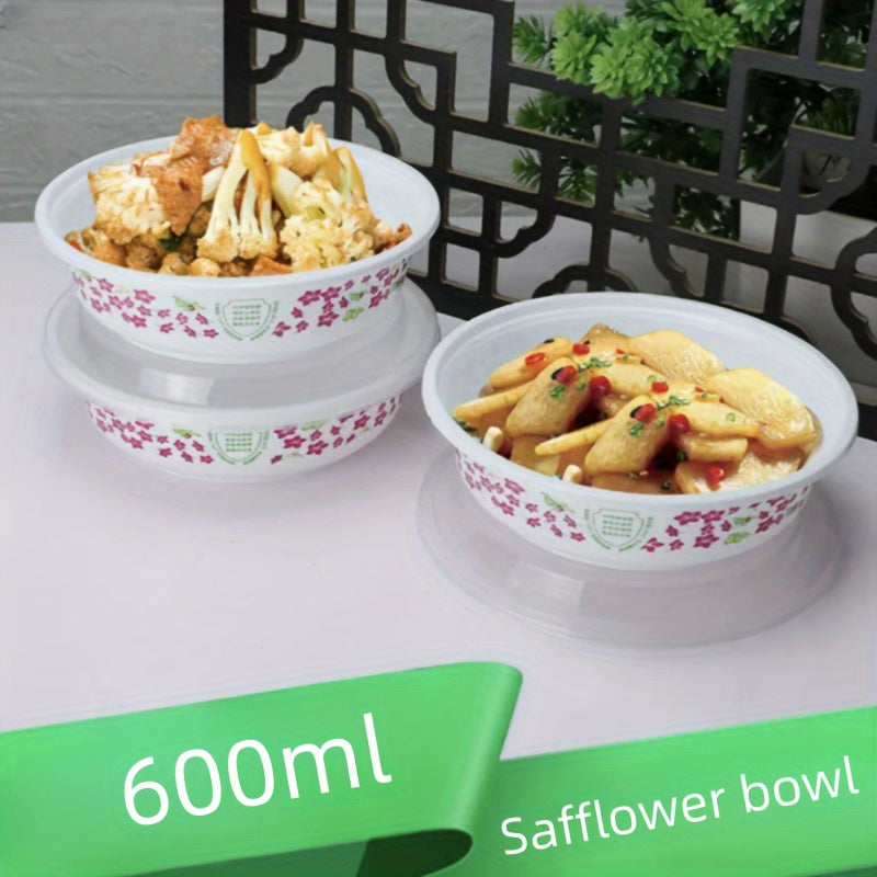 24 Pack Meal Prep Containers 600ml BPA-Free Reusable Microwave Safe