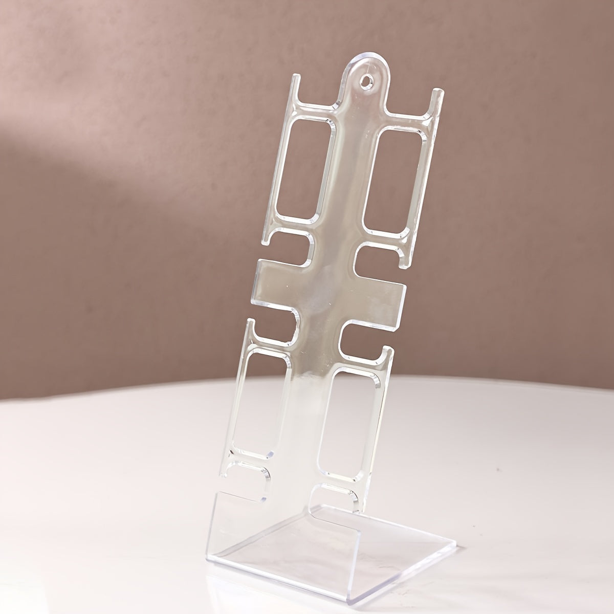 Пластиковая подставка для украшений с отделениями для часов, серег, ожерелий и другого