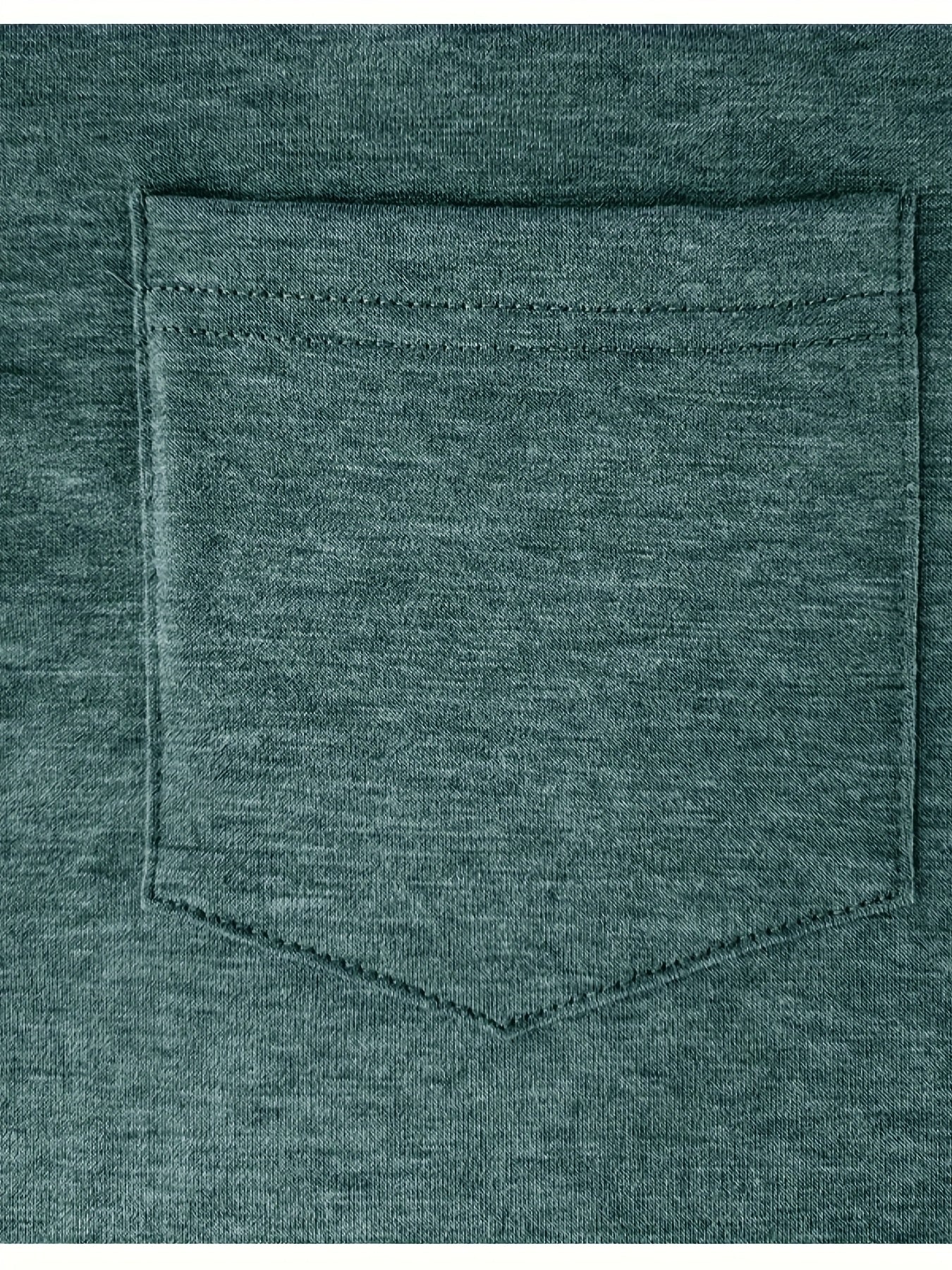 Men's Plus Size Plaid Collar Pocket T-Shirt Summer Knit Polyester