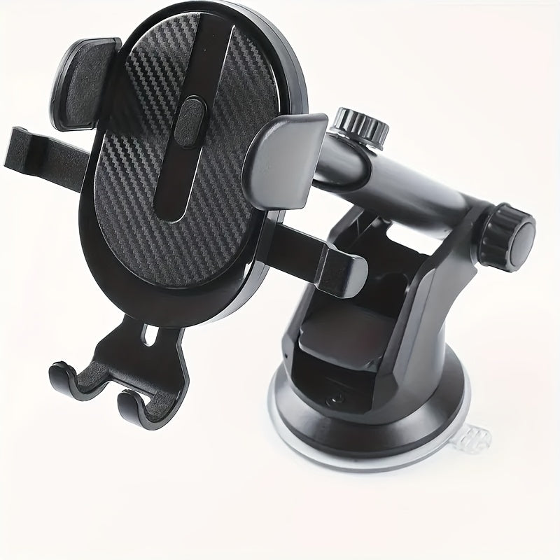 ABS Waterproof Car Phone Holder with Rotatable Dashboard Mount for Smartphones 10.16cm-17.78cm