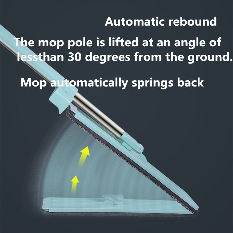 4 Pack Long-Handled Spin Mops for Wet and Dry Floor Cleaning