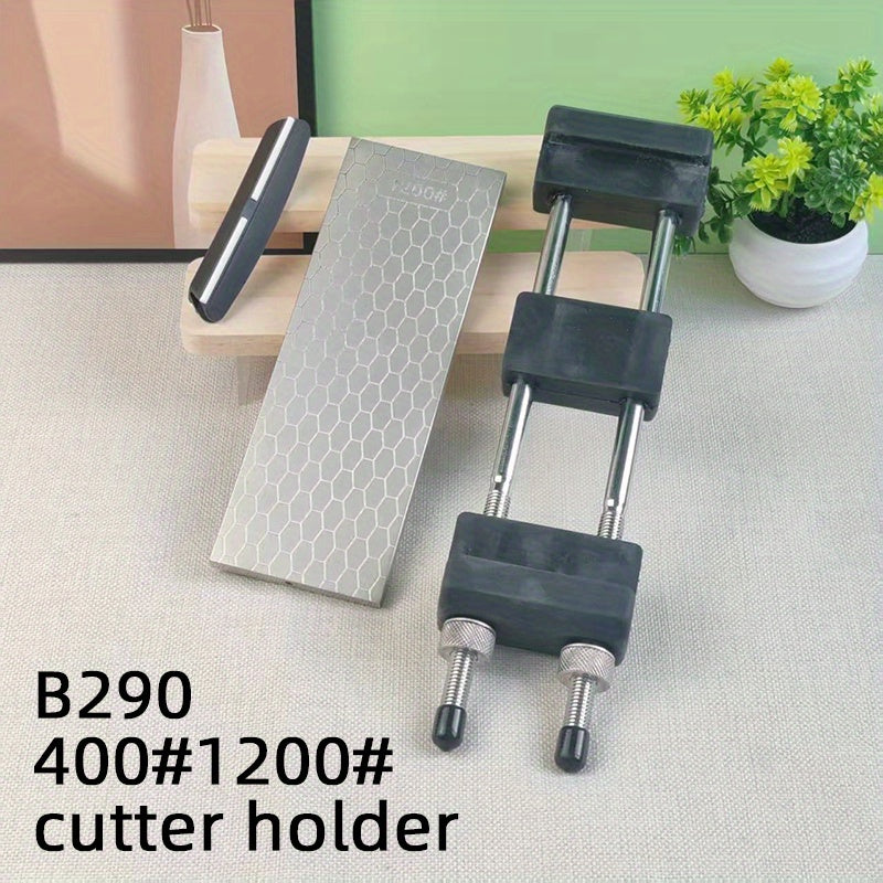 Aniq kesish uchun qattiq burchak tutgichi va asal honeycomb qirqish yuzasi bilan mustahkam pichoq silliqlash qurilmasi.