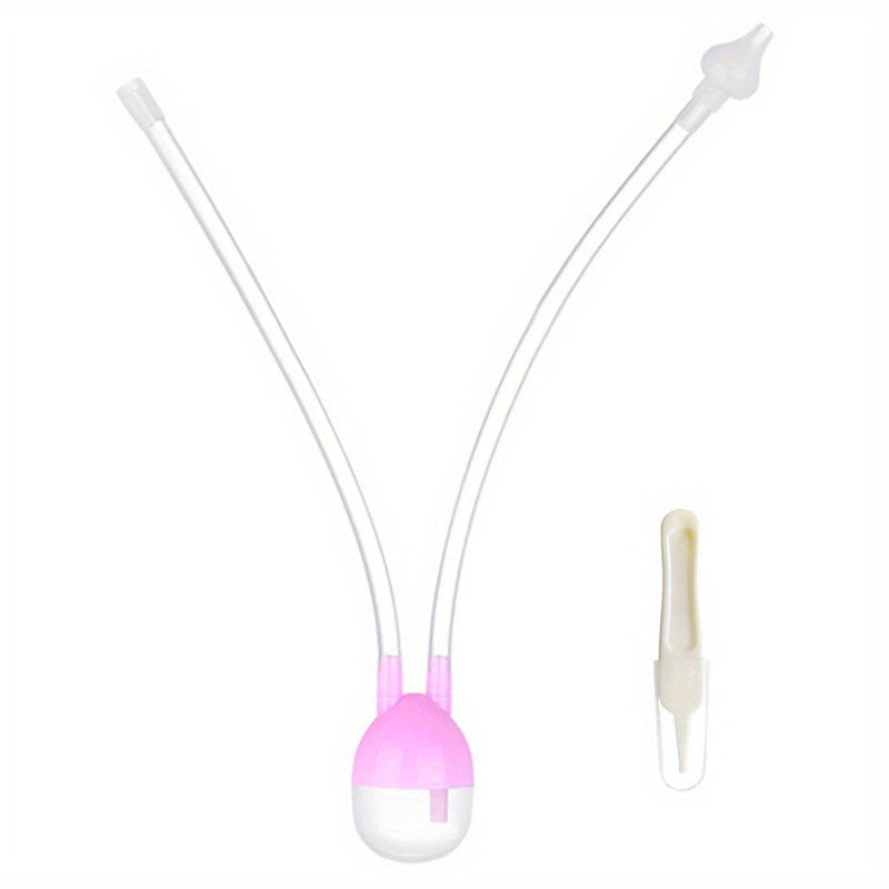 Newborn Baby Nasal and Oral Suction Devices Set for Snot Removal and Oral Care