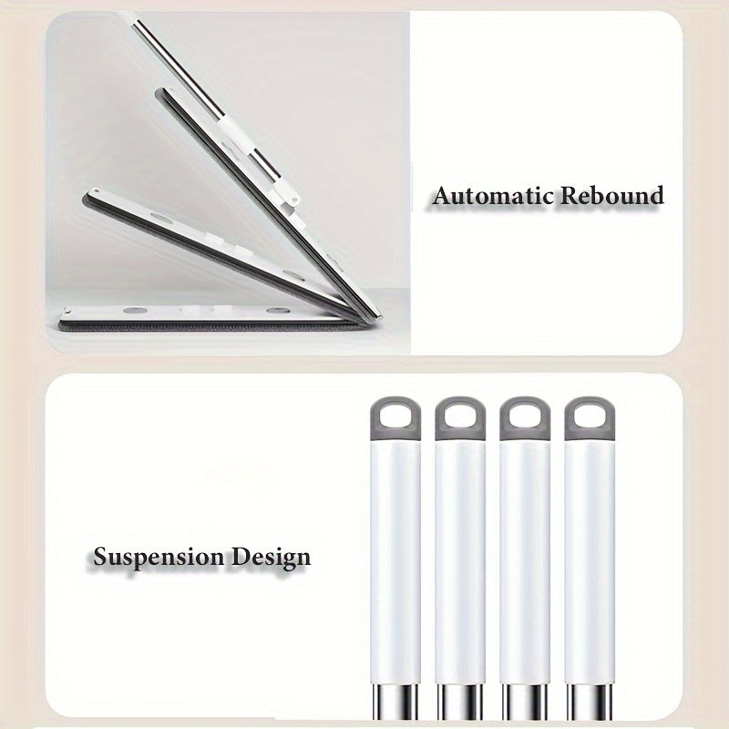 Elektr energiyasi talab qilinmaydi - EasyWring mikroto'qima mopu va chelak to'plami 6 ta yuviladigan pad bilan birga keladi, qo'l bilan yuvish uchun qulay. Uy va tijorat foydalanishi uchun mustahkam, yotoqxona, hammom va oshxonalarni tozalash uchun ideal.