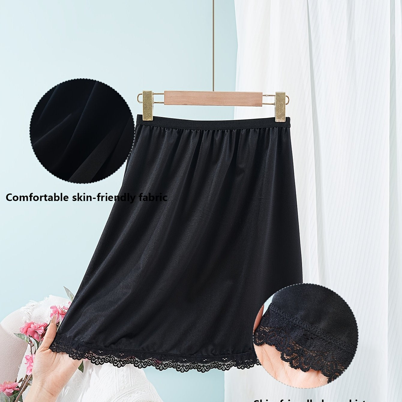 Plus Size Womens High Support Knit Lingerie Shorts Breathable Comfort