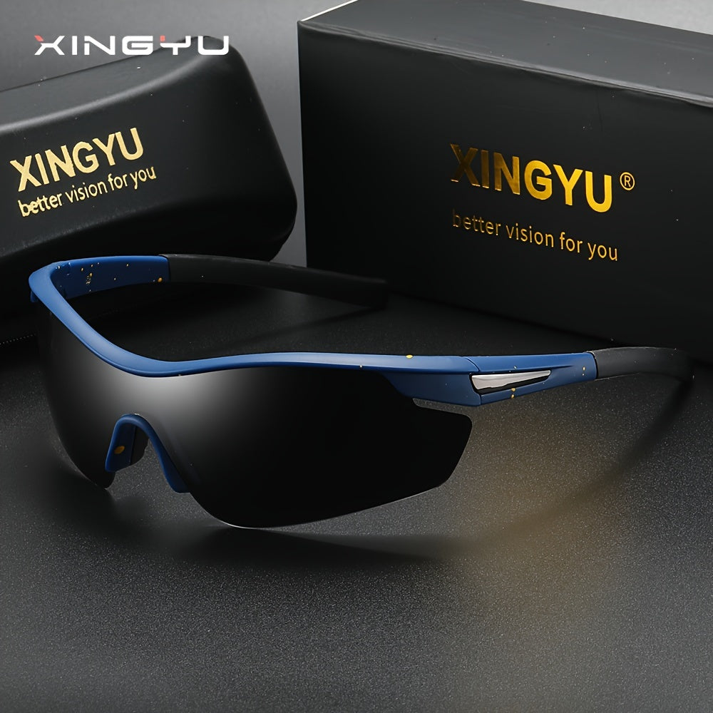 Outdoor Sports Polarized Sunglasses Camouflage Wrap Around Windproof for Men Women Cycling Fishing Driving