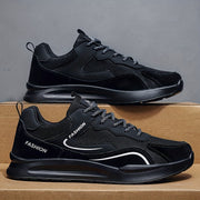 Men's Casual Sneakers Breathable Mesh Lace-Up Low Top Running Shoes