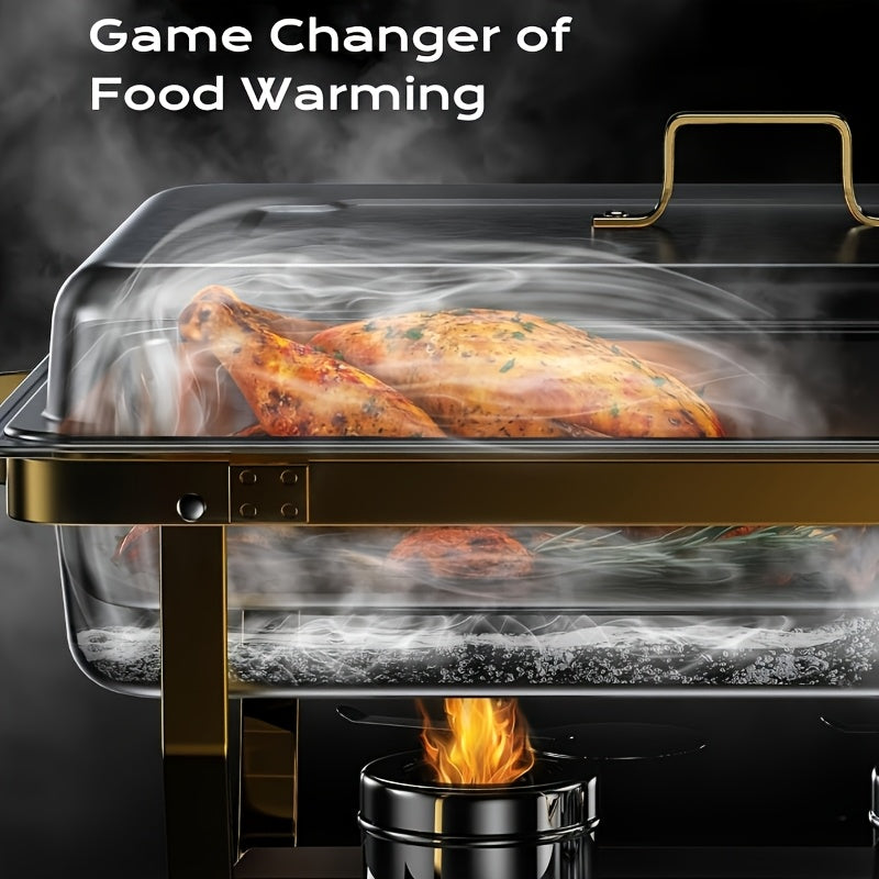 Set de buffet de olla caliente de 2 piezas, kit premium de 8QT para cumpleaños, bodas y fiestas