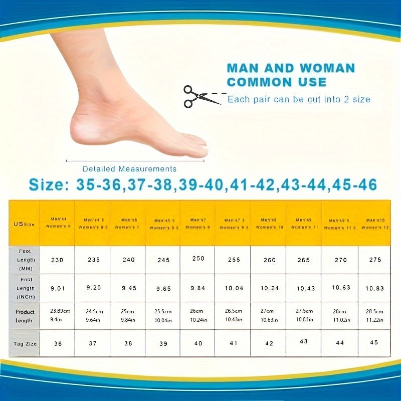 Unisex Foot Reflexology Massage Insoles Latex Shoe Pads for Foot Therapy