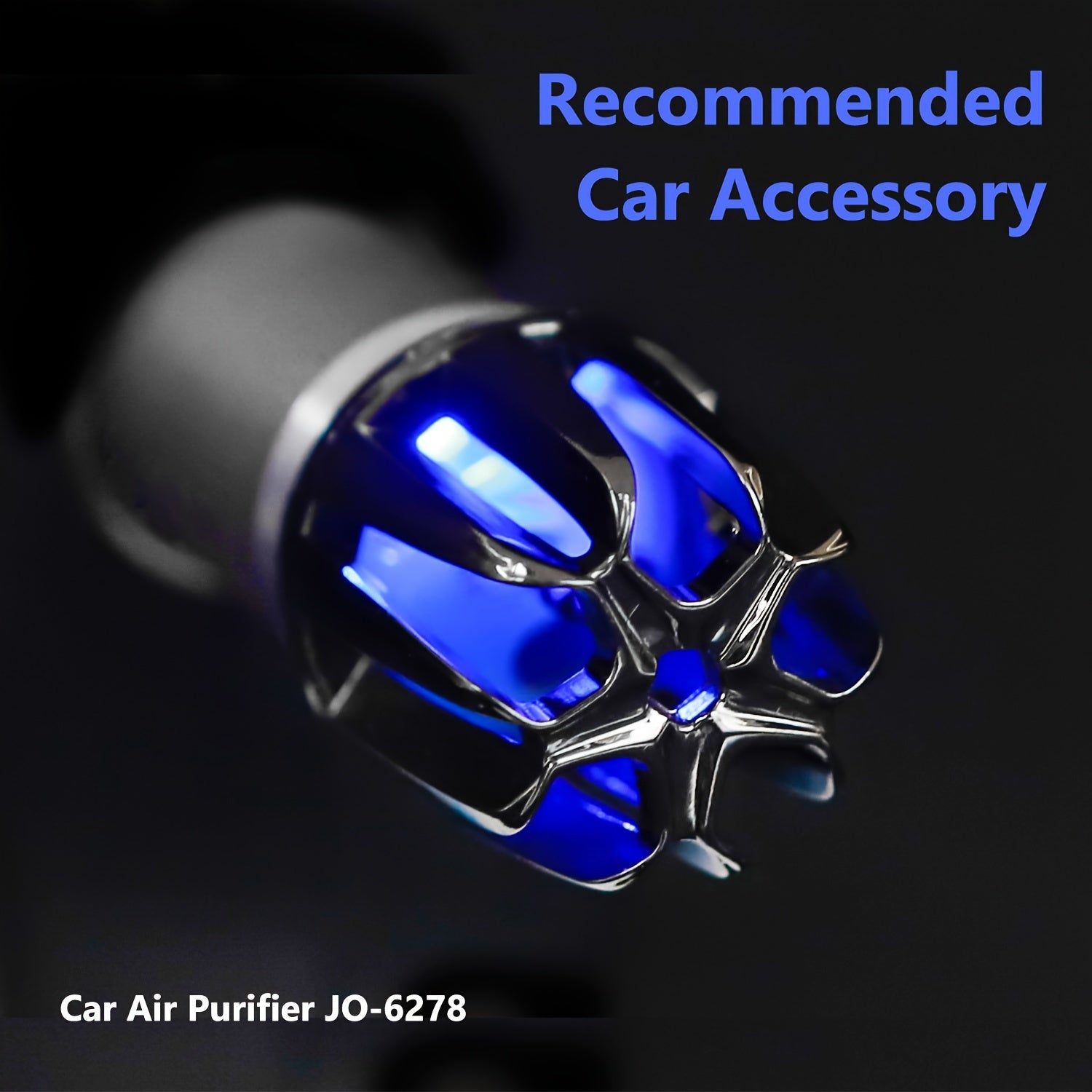 Мини-очиститель воздуха для автомобиля с отрицательными ионами для дыма, пыли, пыльцы и запахов