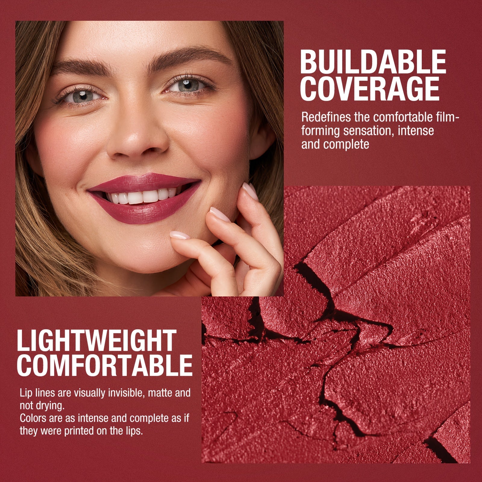 Матовая помада-ручка для взрослых водостойкая, стойкая, увлажняющая в розовом, красном, нюдовом цвете