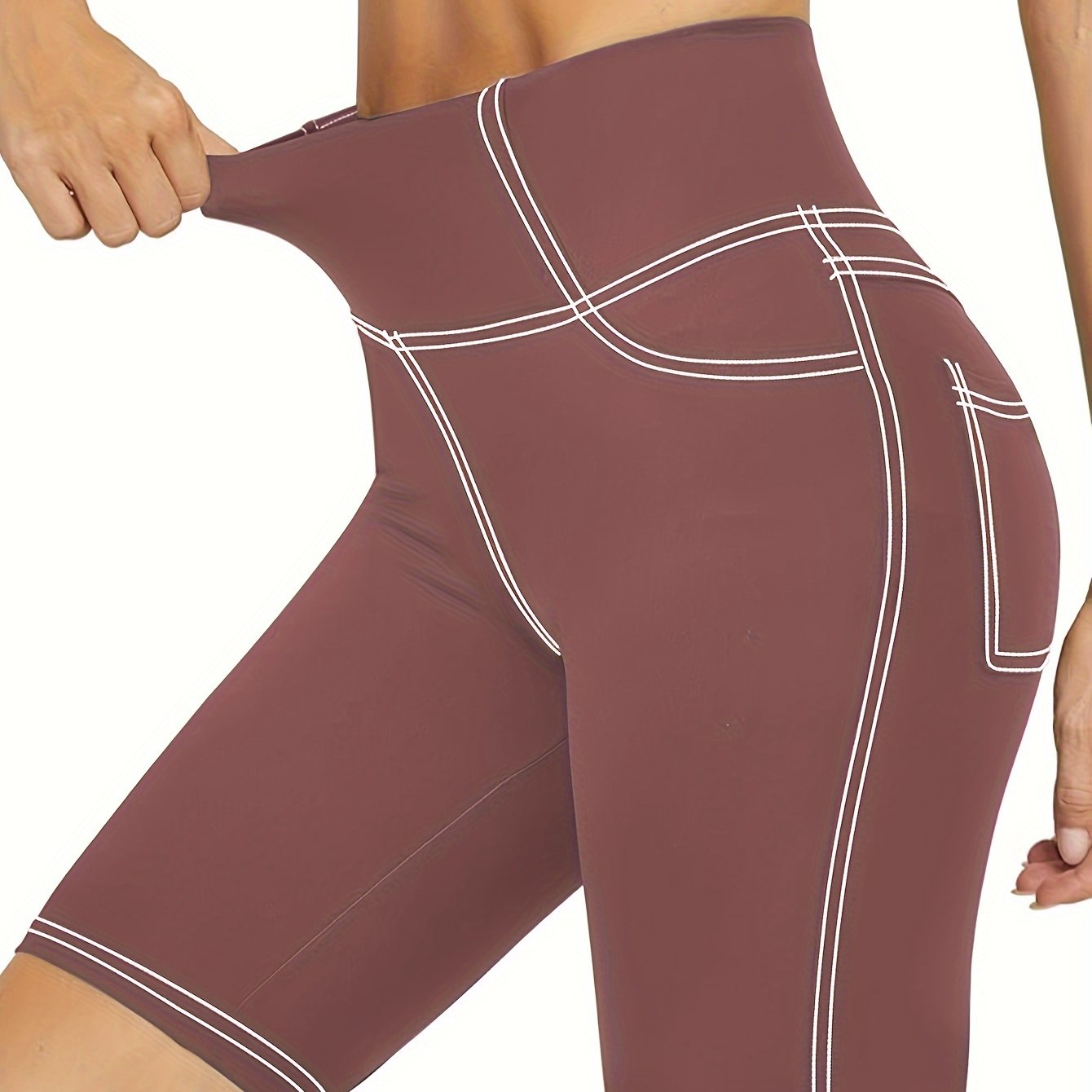 Plus Size Women's Denim Shorts High-Waisted Summer Casual Navy Blue