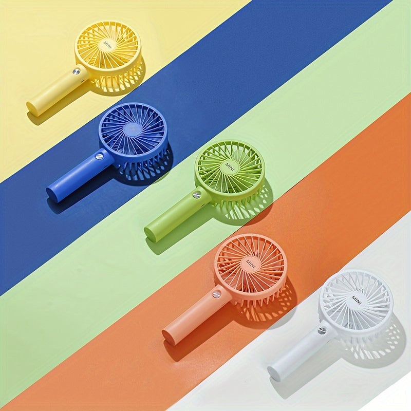 Rechargeable Portable Handheld Fan with Wearable Design for Indoor Outdoor Use