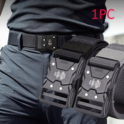 Black Canvas Belt for Men Adjustable One Size Embossed Detail for Casual Jeans and Outdoor Sports