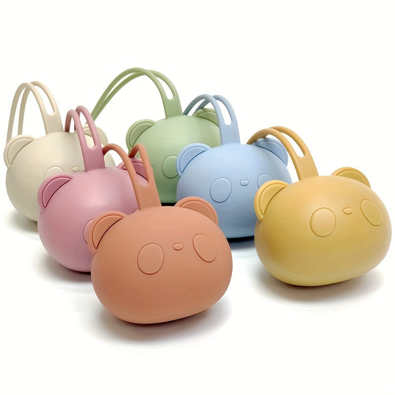 Silicone Bear Pacifier Case Dustproof Portable Storage for 3+ Kids