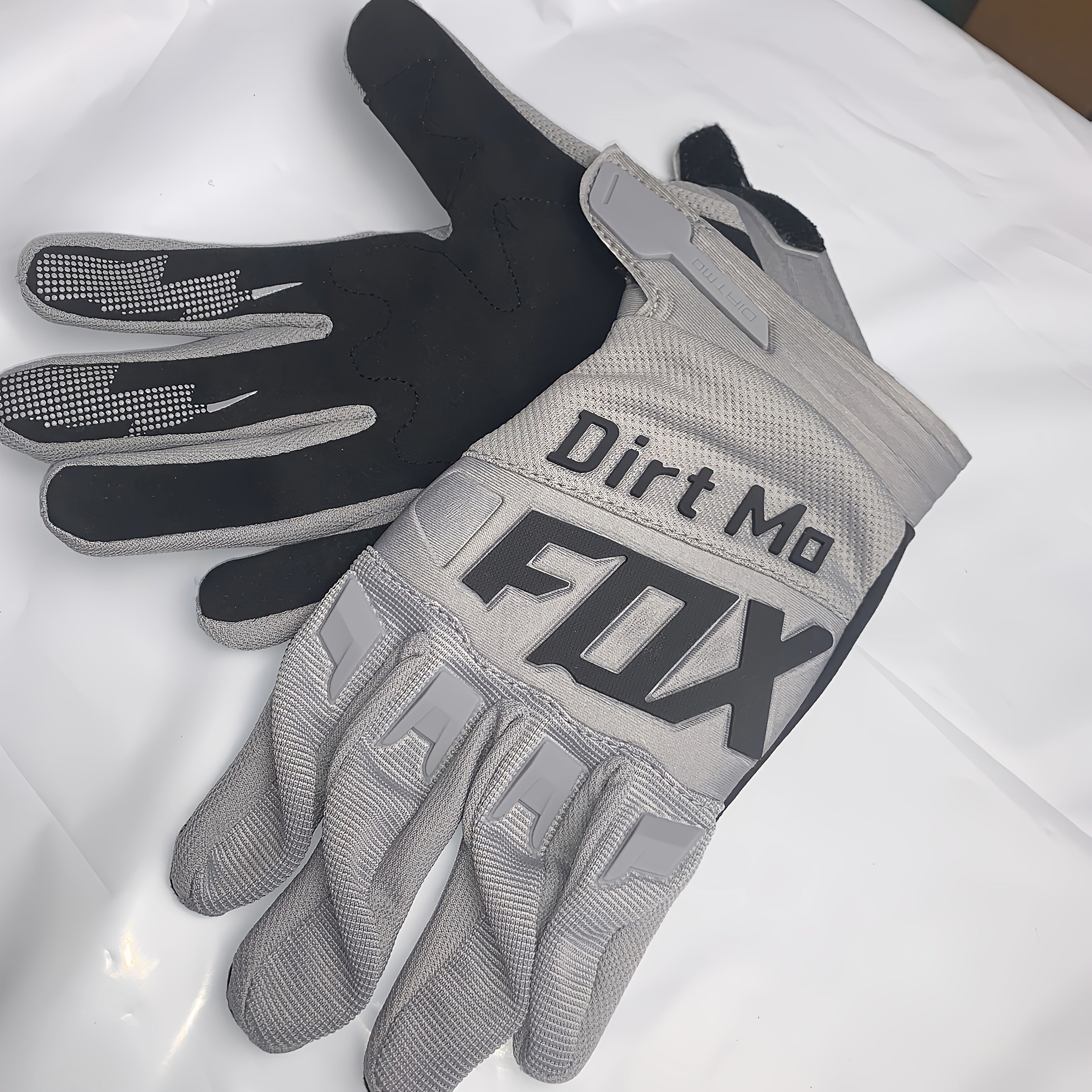 Motorcycle Racing Gloves Full Finger Polyester Breathable Grip for ATV MTB