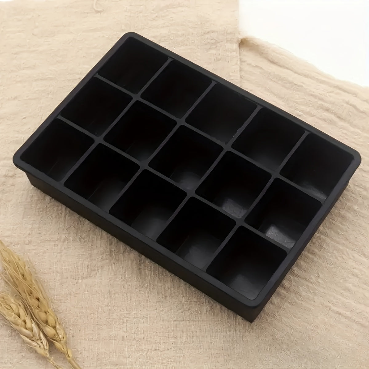 Silicone muz kubi shakli 1/2/4 dona kvadrat muz shakli ichimliklar, sharbatlar va sovuq ichimliklar uchun